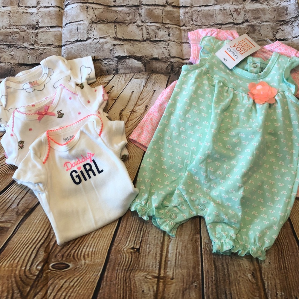 Baby girl newborn lot